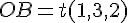OB=t(1,3,2)